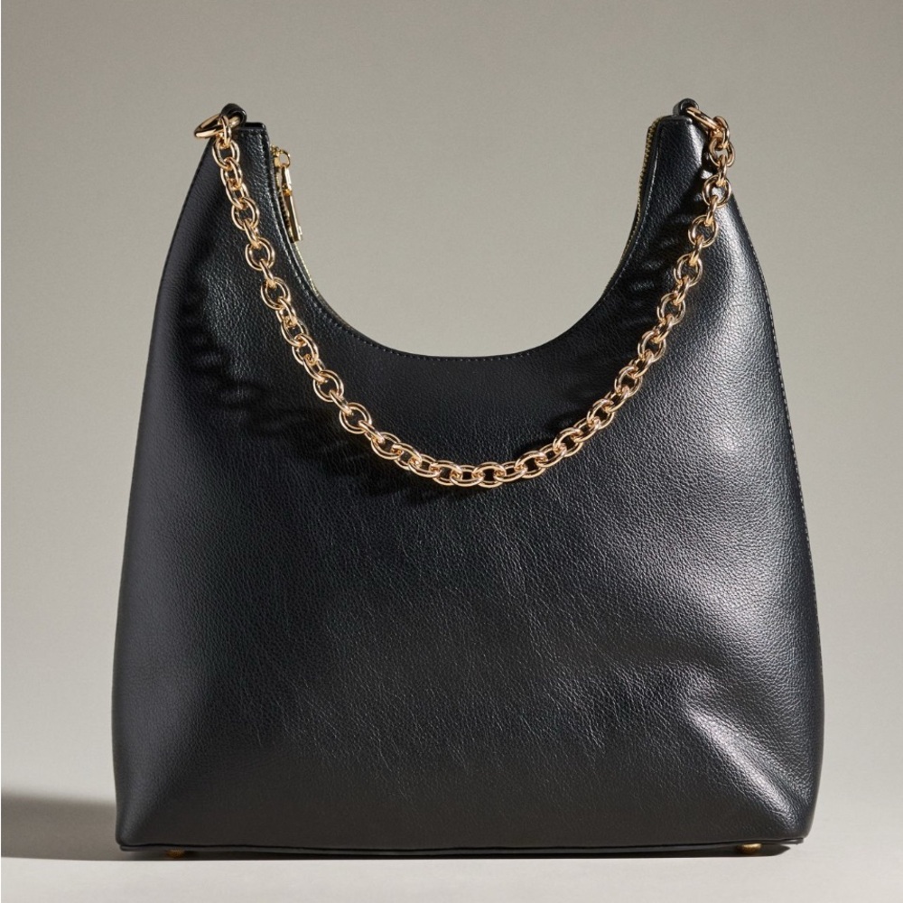 Anthropologie x Aota Darcy Shoulder Bag in Black NWT - Picture 1 of 15